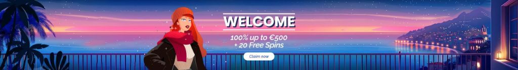 Azur Casino Welcome Bonus — 100% up to €500 + 20 Free Spins